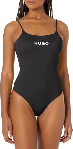 HUGO Women's Iconic Center Logo Full Piece Swimsuit in Saudi Arabia