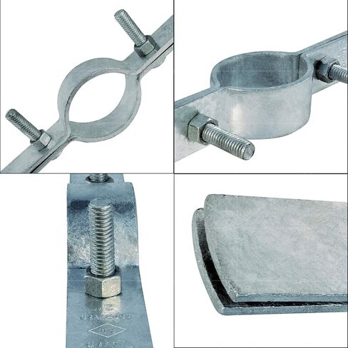 DMST-H06 Riser Clamp عمودي الأنابيب المعلقة للنحاس، الحديد، CPVC، PEX 6 بوصة. الصلب المجلفن in Saudi Arabia