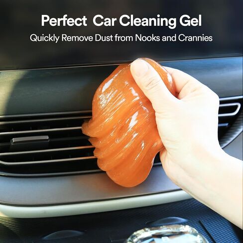 PULIDIKI Car Cleaning Gel for Car Cleaning Putty Car Putty Auto Detailing Tools Car Slime Cleaner Dust Cleaning Gel for Car Interior Cleaner Car Accessories Keyboard Cleaner Blue (2Pack) in Saudi Arabia