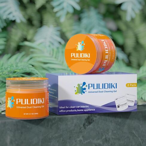 PULIDIKI Car Cleaning Gel for Car Cleaning Putty Car Putty Auto Detailing Tools Car Slime Cleaner Dust Cleaning Gel for Car Interior Cleaner Car Accessories Keyboard Cleaner Blue (2Pack) in Saudi Arabia