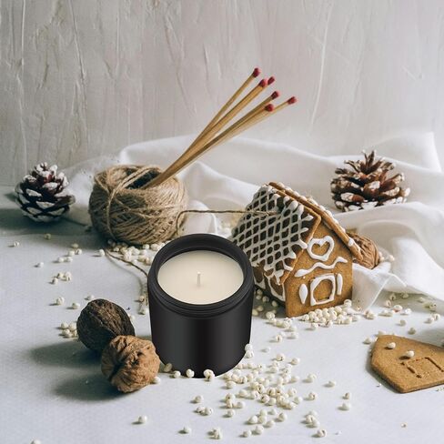 Eucalyptus and Sage Scented Candles Aromatherapy Candle, Natural Soy Wax Candles for Home Scented,Black Jar in Saudi Arabia