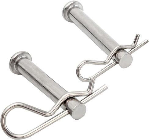 100 Pieces Stainless Steel Cotter Pins with Storage Box 6 Sizes Practical Suitable for Automotive Machinery Small Engines, Electrical Equipment Repair(Silver) in Saudi Arabia