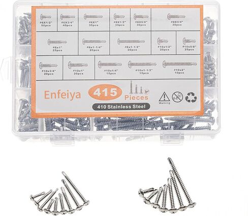 مجموعة برشام ألومنيوم 500 قطعة، مسامير برشام بوب عمياء لمجموعة متنوعة من المعادن 14 مقاسًا من مسامير الألومنيوم (3/32 بوصة 1/8 بوصة 5/32 بوصة 3/16 بوصة 1/4 بوصة)، مسامير عمياء متنوعة مع مقسم معزز in Kuwait