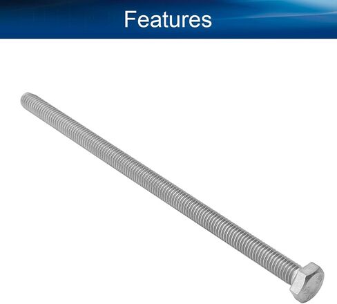 Yinpecly M6-1 x 120mm Hex Bolt Hex Flat Head Cap Bolts Screws for High-pressure Flow Pump Impellers Silver 4PCS in Saudi Arabia