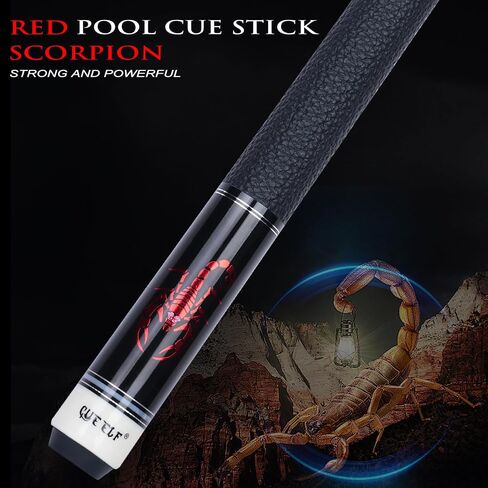 Scorpion Pool Cue Stick 58 inch Canadian Maple Billiard Pool Stick with Low Deflection Professional Billiard Pool Cues Sticks 19.5-21 oz cue Stick in Kuwait