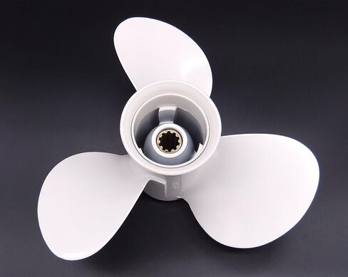 SouthMarine Propeller, Aluminum Alloy, 9 7/8x12-F, Fits Yamaha 20hp, 25hp, 30hp Outboard Motors, OEM 664-45954-01-00 in Saudi Arabia