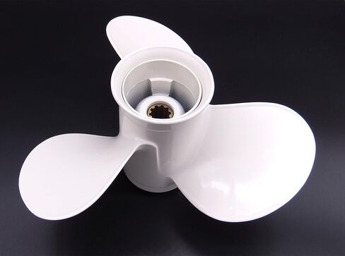 SouthMarine Propeller, Aluminum Alloy, 9 7/8x12-F, Fits Yamaha 20hp, 25hp, 30hp Outboard Motors, OEM 664-45954-01-00 in Saudi Arabia