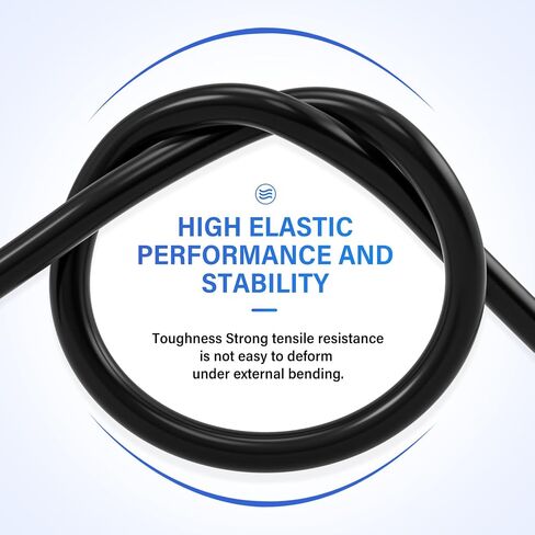TAILONZ PNEUMATIC Black PA12 1/4 Inch od 12 Meter 39ft Nylon Air Tubing Kit Pipe Hose Air Line Tubing Or Fluid Transfer Pneumatic tubing in Kuwait