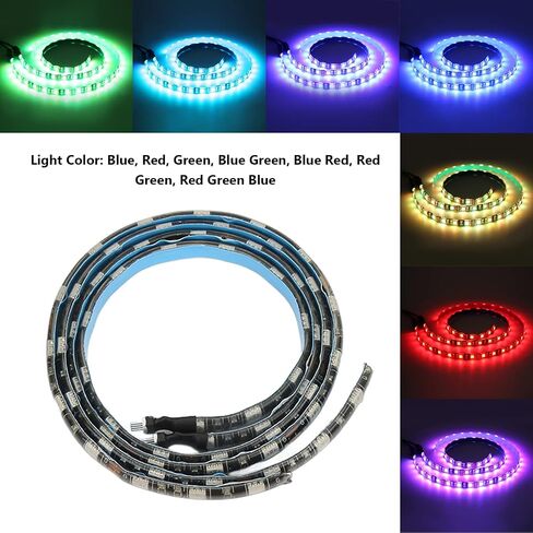 LED Electric Scooter Strip Light, Skateboard Lights Strips for Night Riding, LED Decorative Night Lamp Colorful Strip Lights for Xiaomi M365 1S PRO PRO2 Scooter in Saudi Arabia
