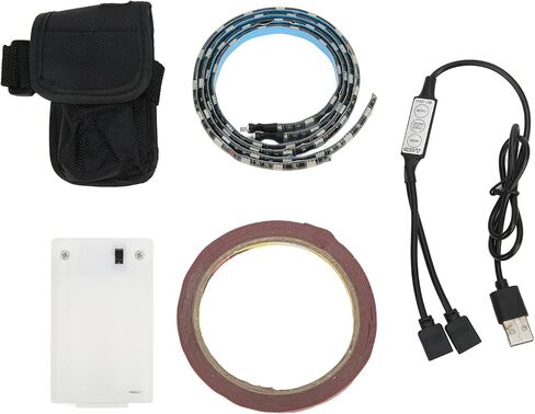 LED Electric Scooter Strip Light, Skateboard Lights Strips for Night Riding, LED Decorative Night Lamp Colorful Strip Lights for Xiaomi M365 1S PRO PRO2 Scooter in Saudi Arabia