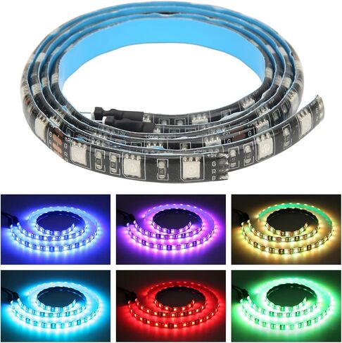LED Electric Scooter Strip Light, Skateboard Lights Strips for Night Riding, LED Decorative Night Lamp Colorful Strip Lights for Xiaomi M365 1S PRO PRO2 Scooter in Saudi Arabia