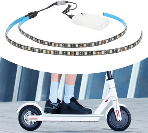 LED Electric Scooter Strip Light, Skateboard Lights Strips for Night Riding, LED Decorative Night Lamp Colorful Strip Lights for Xiaomi M365 1S PRO PRO2 Scooter in Saudi Arabia