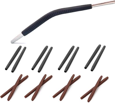 Eyeglass Ear Cushions End Tip Grips Anti-Slip Silicone Ear Hooks Tube Sleeve Temple Tips 8 Pairs in Kuwait