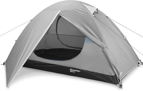 Bessport Camping Tent 1/2/3/4 Person Tent Waterproof Two Doors Backpacking Tent Easy Setup Lightweight for Outdoor, Hiking Mountaineering Travel in Kuwait