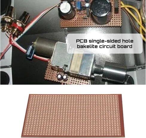 20PCS Single Sides Prototype Board 25mm x 66 mm PCB Single Sided Hole Bakelite Circuit Board for DIY Soldering Electronic Projects Practice Test Circuit in Saudi Arabia