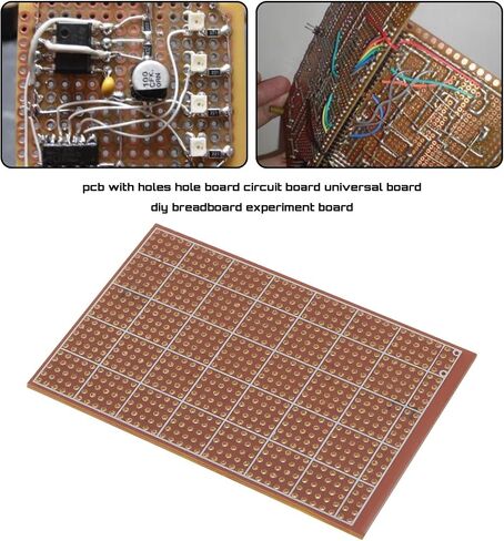 20PCS Single Sides Prototype Board 25mm x 66 mm PCB Single Sided Hole Bakelite Circuit Board for DIY Soldering Electronic Projects Practice Test Circuit in Saudi Arabia