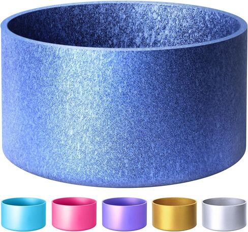 حذاء واقٍ من السيليكون اللامع المعدني غير اللامع، متوافق مع ستانلي/سيمبل مودرن 20-40 أونصة وزجاجة مياه 12-24 أونصة والمزيد من الزجاجات بقاعدة 2.8-3 بوصة، غطاء سفلي لامع مضاد للانزلاق in Kuwait