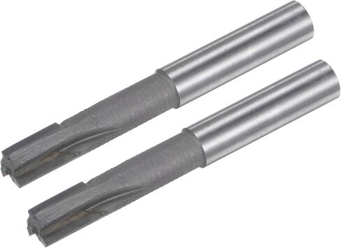 uxcell Square Nose End Mill, 14mm Cutting Dia Tungsten Carbide Tip 3 Straight Flutes Milling Cutter with 14mm Straight Shank, 2pcs in Saudi Arabia