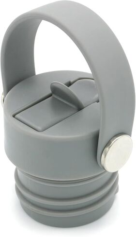 غطاء قلاب بديل للفم القياسي متوافق مع القارورة المائية، الصعود الحديث البسيط، كانتين كلين الكلاسيكي. (أسود) in Kuwait