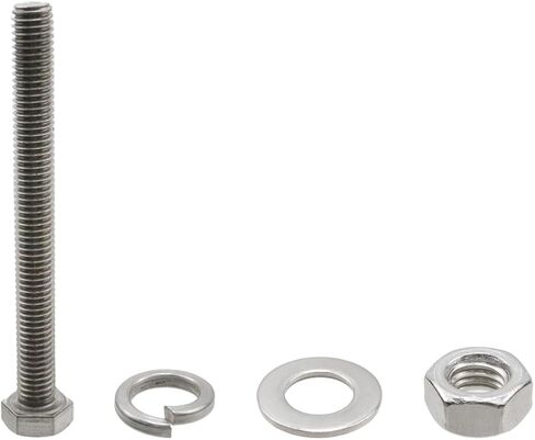 Sscon 5Pcs M8 Flat Head Machine Screws and Nuts Kit 304 Stainless Steel Metric Hex Socket Head Cap Bolts Assortment Kit（M8*80mm) in Saudi Arabia