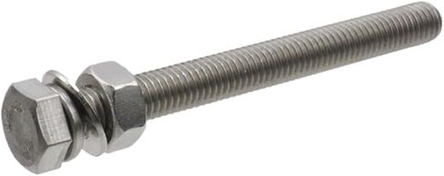 Sscon 5Pcs M8 Flat Head Machine Screws and Nuts Kit 304 Stainless Steel Metric Hex Socket Head Cap Bolts Assortment Kit（M8*80mm) in Saudi Arabia
