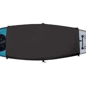 Kayak Cockpit Cover 420D Oxford Cloth Waterproof Dustproof with Fastening Strap, Seal Cockpit Cover Universal with Storage Pouch for Indoor Outdoor Storage