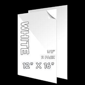 Black Acrylic Sheet 8X12，Black Plexiglass Sheets 1/8 Inch Thick，Black Acrylic Panel，Acrylic Board 1 Pcs