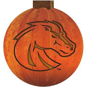 Fan Creations NCAA Boise State Broncos Unisex Boise State 12 in. Halloween Pumpkin Sign, Team Color, 12 inch