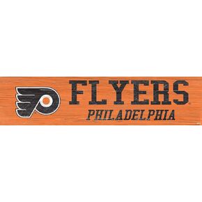 NHL Philadelphia Flyers Unisex Philadelphia Flyers Team Name 6x24 Sign, Team, 6 x 24