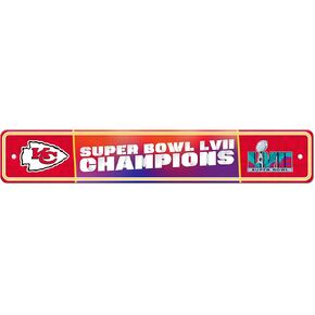 FANMATS Kansas City Chiefs Super Bowl LVII Street Sign