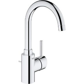 GROHE 32138002 Concetto, Single Hole Single-Handle L-Size Bathroom Faucet 1.2 GPM, Chrome
