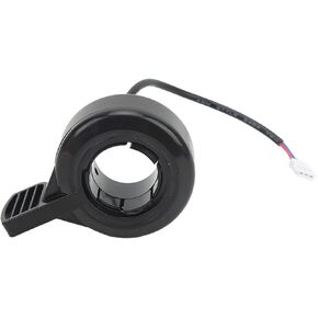 Honio Electric Scooter Thumb Throttle Accelerator, Practical Scooter Throttle Knob Black High Elasticity Comfortable Grip Plastic for Replacement