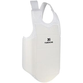 Dioche Tae Kwon Do Karate Chest Guard, Unisex Highly Elastic Taekwondo Chest Guard Boxing Breast Protector Vest for Adult Child