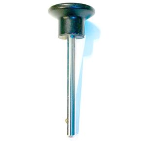 SBDs Quick Release Pins (3/8" Dia - 5-1/2" Locking) WORLD CLASS Weight Stack SELECT KEY - w/Jumbo 1-3/4" Dia Round KNOB |DETENT Hitch PINS | Chrome PL Steel Shaft