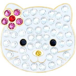 NAVIKA Kitty Cat Golf Ball Marker with Austrian Crystals | Magnetic Hat Clip Included | Kitten Themed Golfing Accessory for Women | Cat Lover Golf Gift
