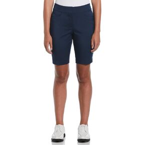 Grand Slam Women’s 19" Solid Tech Golf Short, Moisture–Wicking, Lightweight 360 Stretch Fabric, Sun Protection