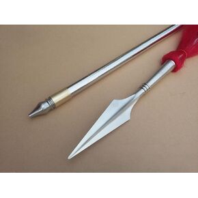 Tai Chi Spear/China Lance,Stainless Steel Rod,Kung fu Martial Arts Equipment