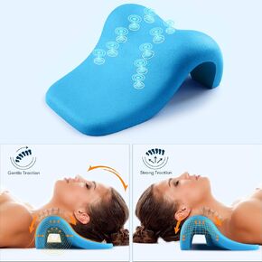 Cervical Neck Traction Device for Neck Pain Relief, Neck Stretcher for Home Use, Neck Shoulder Relaxer, Chiropractic Pillows for Relieve TMJ Headache Muscle Tension Cervical Spine Alignment in Saudi Arabia