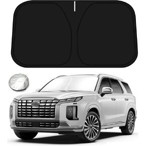 Bestview Windshield Sun Shade for 2015-2019 Hyundai Sonata Sedan, Front Window Sunshade Sun Visor Protector Block UV Rays Heat, Foldable 3 Layers 210T Material