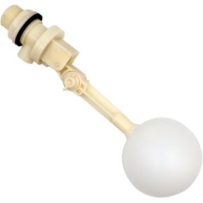 3/4 inch Water Filter Float Valve with Adjustable Arm High Flow Rate Float Ball Valve for Water Tank Livestock doghorsecattle Water Trough Automatic Shut Off Float Valve 3/4 Inch