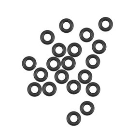 uxcell Nitrile Rubber O-Rings 6.6mm OD 3mm ID 1.8mm Width, Metric Nitrile Rubber Sealing Gasket for Automotive Machine Plumbing, Pack of 20