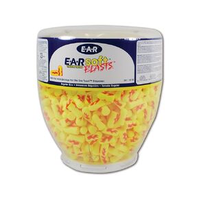 3M E-A-R by 3M 10080529910124 391-1010 Soft Yellow Neon Blasts Disposable Uncorded Earplugs, One Size Fits All (Pack of 500)