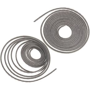 2PCS 6mm x 6mm Door Window Frame Excluder Brush Strip Self Adhesive 5M