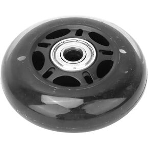 3 inch Caster Wheels 608ZZ Bearing Silent Black Transparent PU Wheel Replacement Office Chair Caster Wheels 3" Skates Luggage Cart Accessories