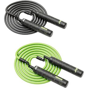 Level 2 Weighted Jump Rope Set - (1LB, 2LB) HIIT Workout Ropes - For Fitness, Exercise, Boxing, and Strength Training - Heavy Ropes For Intermediate to Advanced Jumpers - Two Ropes Included
