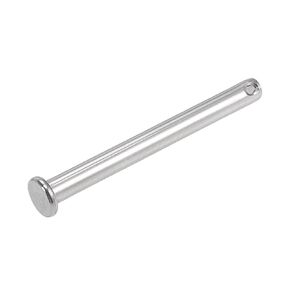 METALLIXITY Clevis Pins (6mmx60mm) 1Pcs, Single Hole Flat Head 304 Stainless Steel Fastener Pin - for Metal Devices, Furniture Installation, Industrial, DIY
