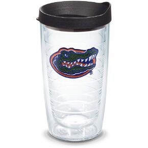 Tervis Made in USA Double Walled University of Florida Gators Insulated Tumbler Cup Keeps Drinks Cold & Hot, 24oz - No Lid, Albert
