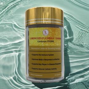 Cordyceps FD1000 Pharmacist’s Formula Cordyceps Fucoidan Vitamin D LL Supplement - 60 Capsule
