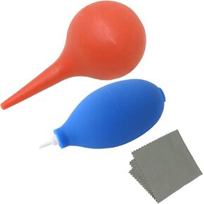 3Pcs Mini Rubber Squeeze Ball Pump Air Duster Cleaning Tool, Dust Cleaner Air Blower for Hearing Aids Computer Camera Lens Keyboard Watch Phone, Hand Bulb Ear Washing Squeeze Bulb