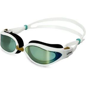FINIS Alliance Swim Goggle - Fitness & Open Water Comfortable Swimming Goggles - Swimming Essentials - Anti-Fog Lenses - UV Protection - Aqua Mirror